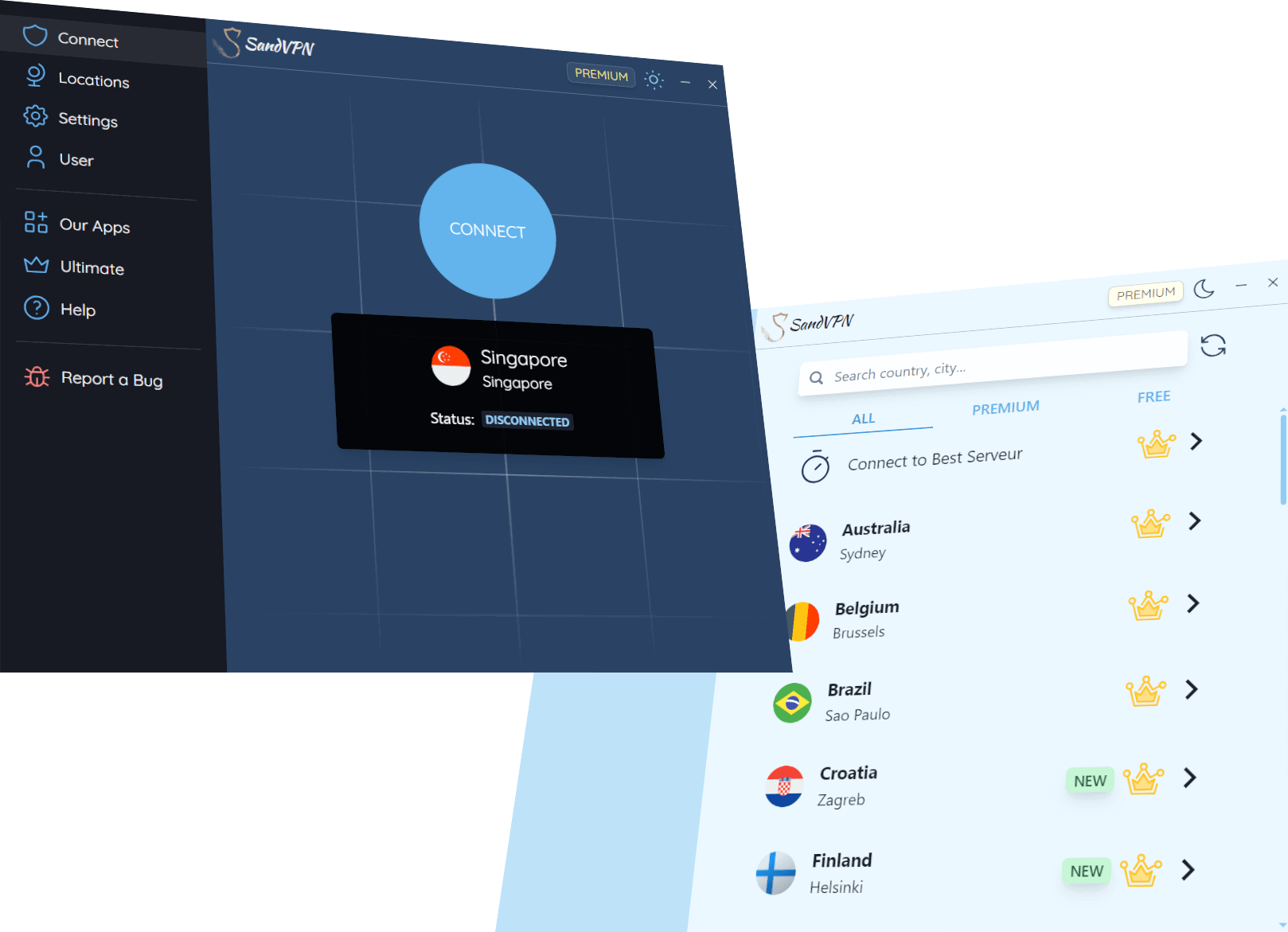 windows app SandVPN